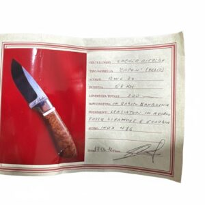 Cuchillo Sacher Certificado Jpeg