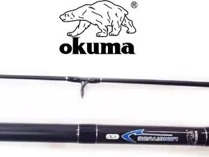 caña okuma longitude  dos tramos 3.90 articulo lc-s-1302-h-1 para reel frontal