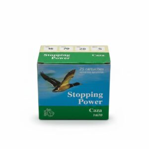 Cartucho Calibre 16 Stoppin Power 28 Gramos Municion 7 Marca Stooping Power X25