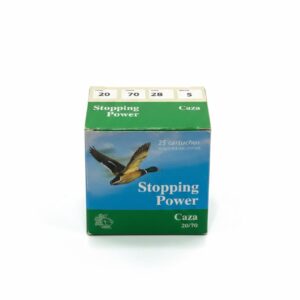 Cartuchos Calibre 20 Stoppping Power Municion 5 28 Gramos X25