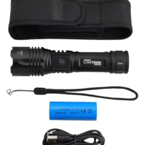 Linterna lumitron 200rd Marca Spinit 2000lumenes dual( recargable / pilas )