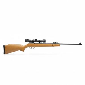 Rifle Aire Comprimido Calibre 5.5 Marca Crosman Modelo Optimus Con Mira 4x32