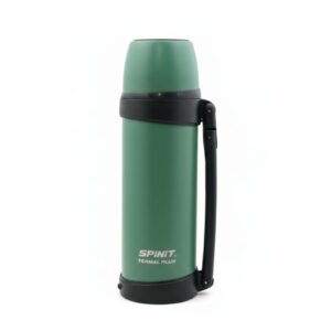 Termo Spinit 1 Litro Verde Acero Inoxidable Con Manija