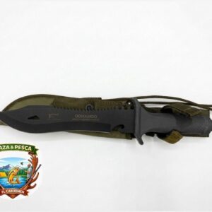 Cuchillo yarara comando con piedra de afilar