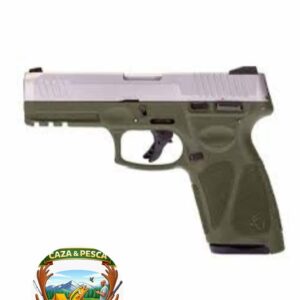 Pistola Taurus 9MM Model G3  corredera inox/ frame verde 9x19 17 Tiros nueva