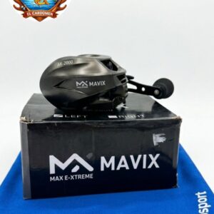 Reel huevito mavix modelo AK2000 rotativo manija izquierda relacion 7.2:1  peso 230 gr con antirrever