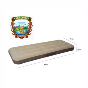 Colchon Waterdog Dreamer de una plaza 185x74x22 con doble valvula de aire
