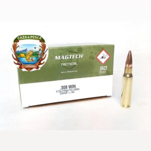 Municion Magtech calibre 308 fmj full metal jacket 150 grains