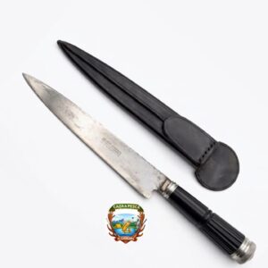 Boker arbolito Solinge cuchillo cabo ebano y acero inoxidable  largo total 4o cm  largo de hoja 26 cm