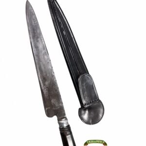 cuchillo cabo de ebano hoja libertad largo total 40 cm largo de hoja 26 cm