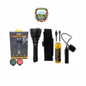 Linterna Fenix Modelo HT hunting kit 18R 2800 LUMENES  1000 METROS  con switch y soporte