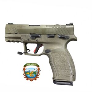Pistola tisas calibre 9mm  modelo px-9 carry color odg con dos cargadores 15 tiros